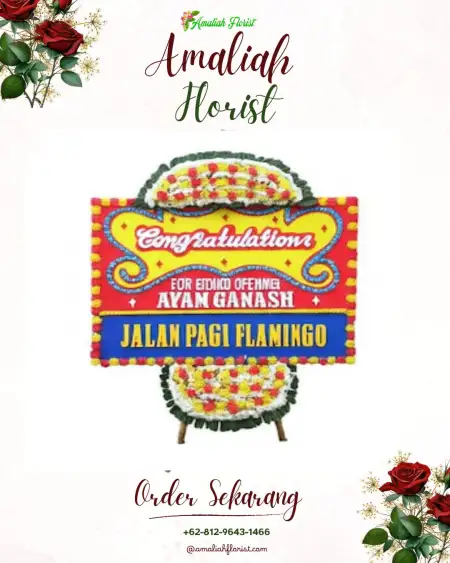 Sewa Papan Bunga Venue Wedding Bsd